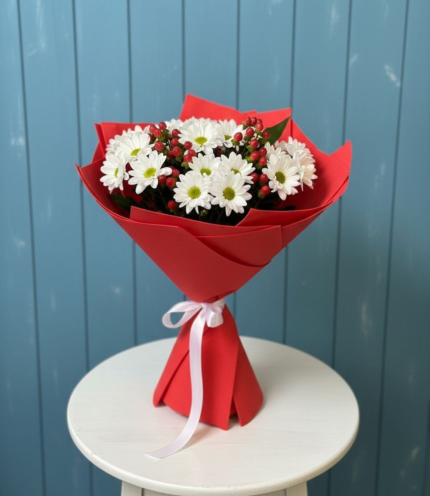 Букет цветов из: Хризантемы в Восточный