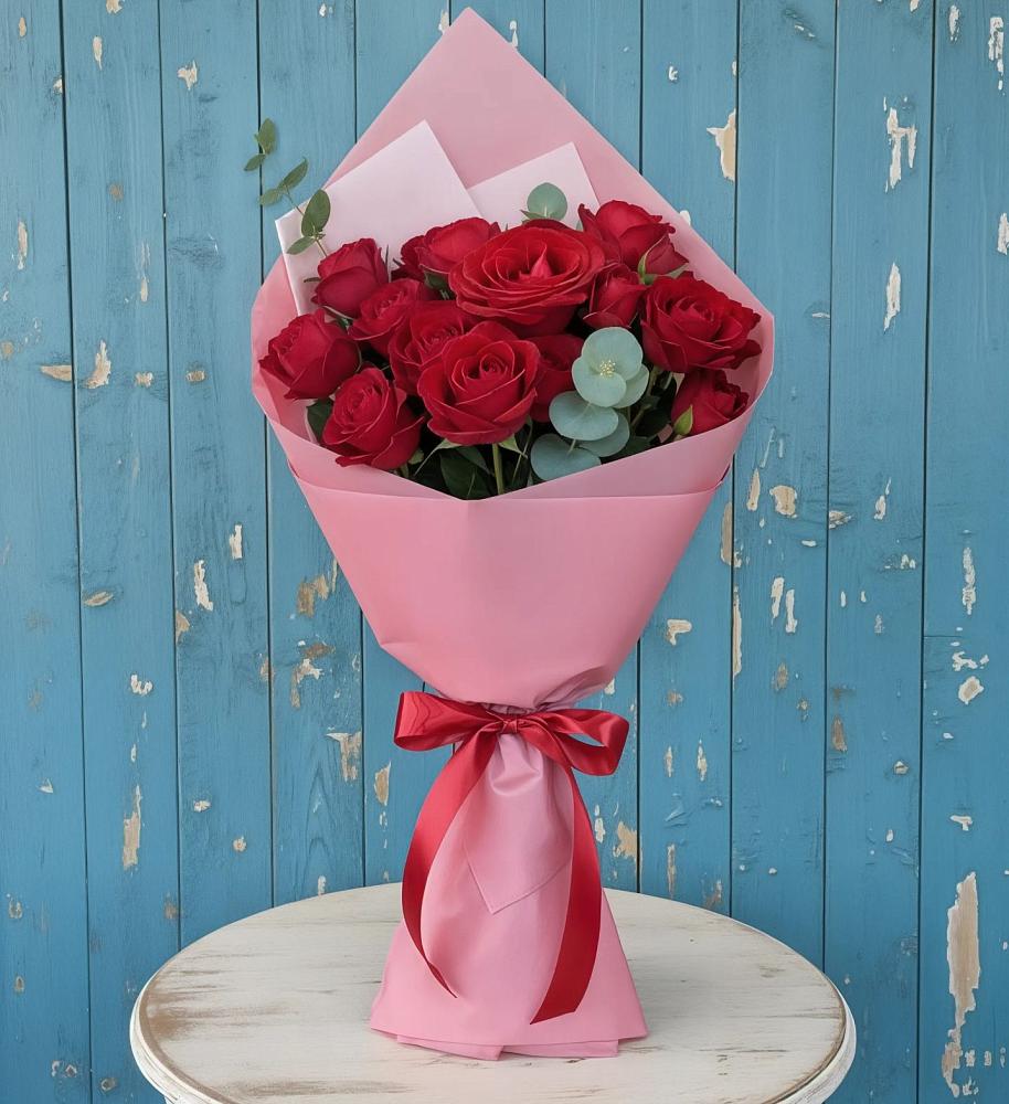 Букет цветов из: Розы в Восточный