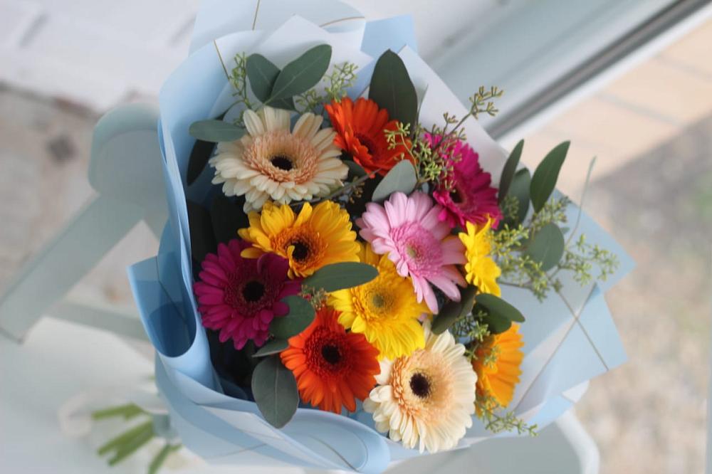 Букет цветов из: Герберы в Восточный