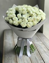 Букет 35 Белых роз #REPLACE_PRED# Восточный