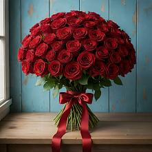 Букет Красные розы Блэк Меджик #REPLACE_PRED# Восточный
