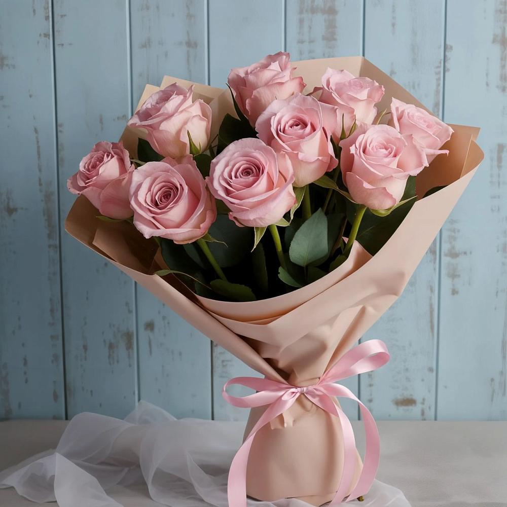 Букет цветов из: Розы в Восточный