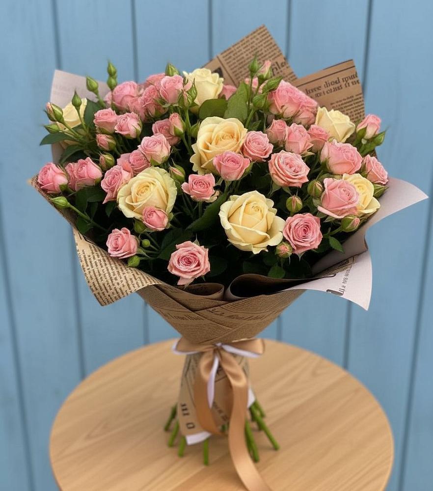 Букет цветов из: Розы в Восточный