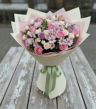 Букет цветов из:  Розы и Хризантемы #REPLACE_PRED# Восточный