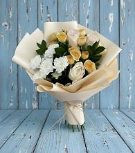 Букет цветов из:  Розы и Хризантемы в Восточный