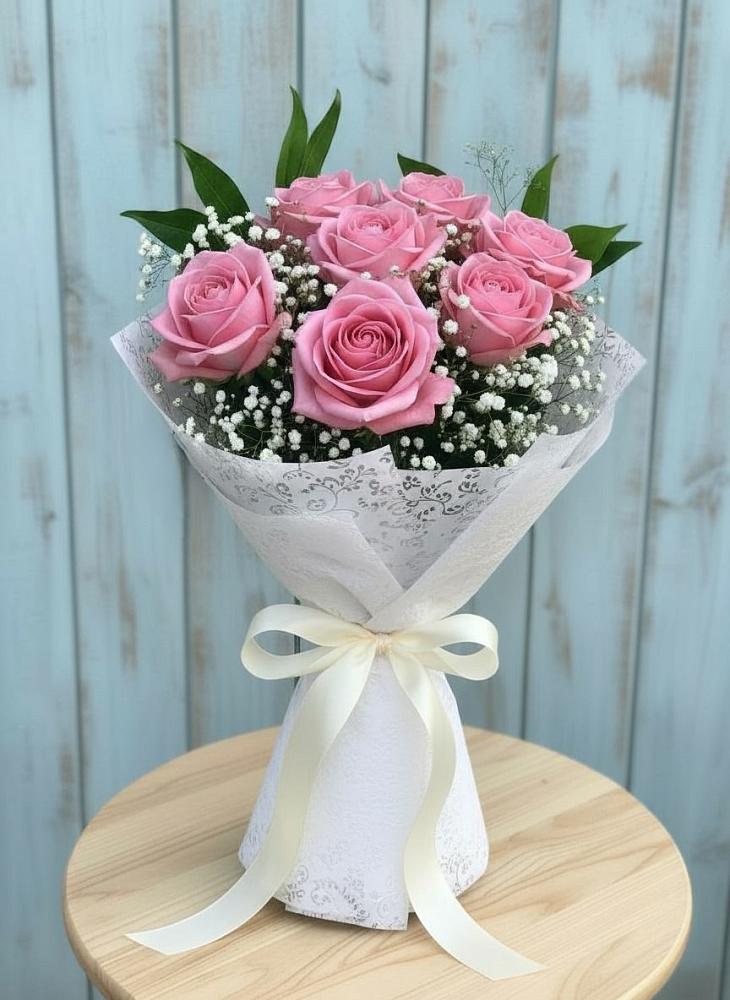 Букет цветов из: Розы в Восточный