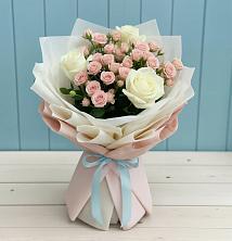 Букет цветов из:  Розы в Восточный