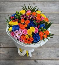 Букет цветов из:  Розы и Хризантемы в Восточный