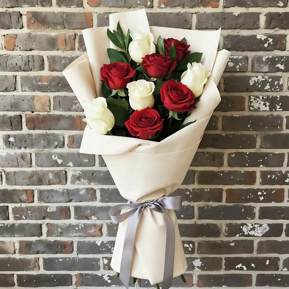 Букет цветов из: Розы в Восточный