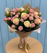 Букет цветов из:  Розы в Восточный