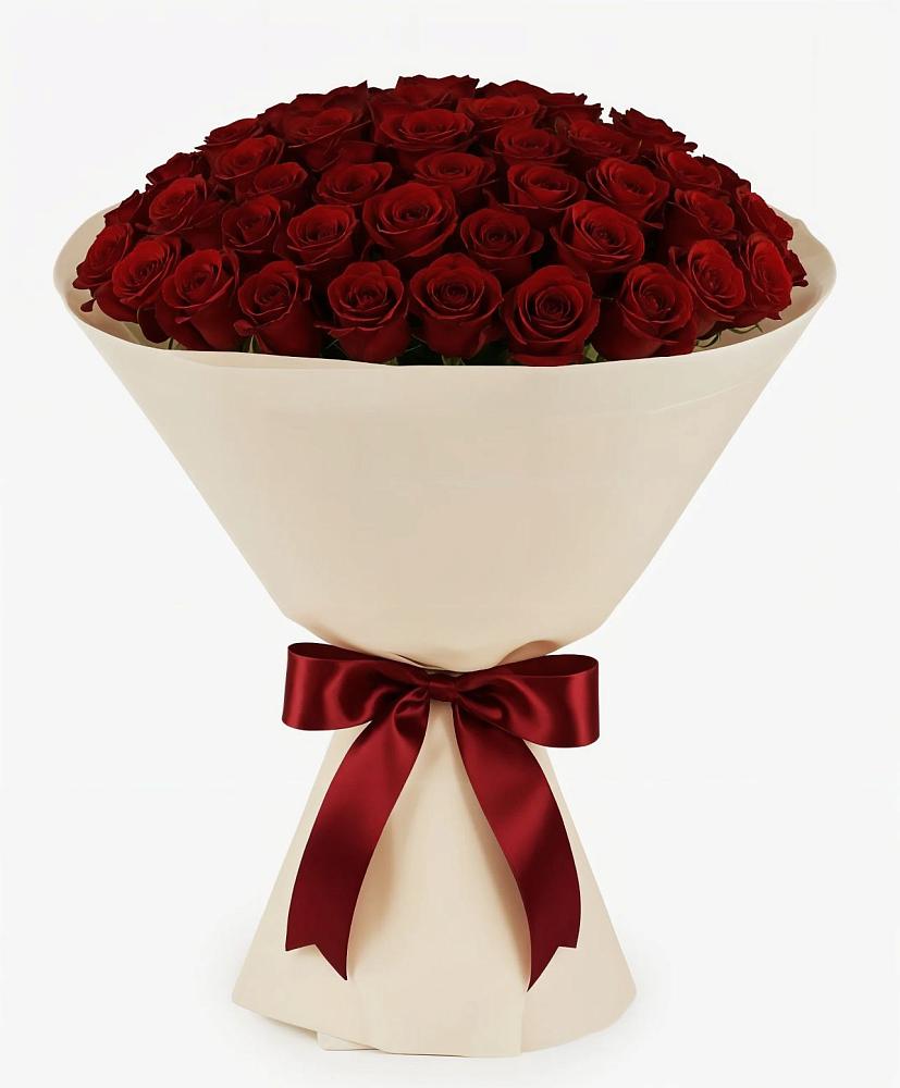 Букет 101 Бордовая роза Блэк Бакарра в Восточный