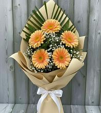 Букет цветов из:  Герберы в Восточный