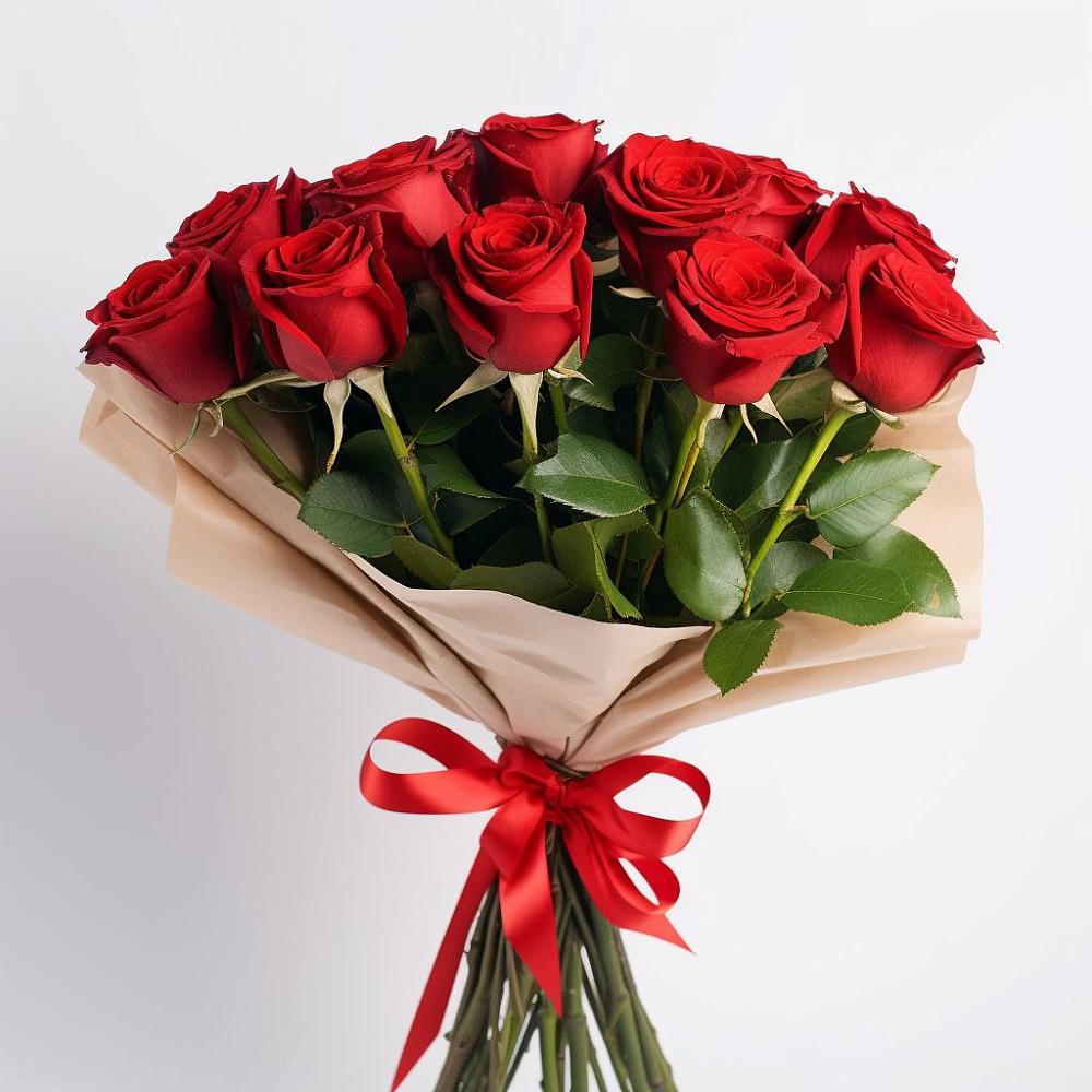 Букет 11 Красных роз Эдлесс Лав в Восточный