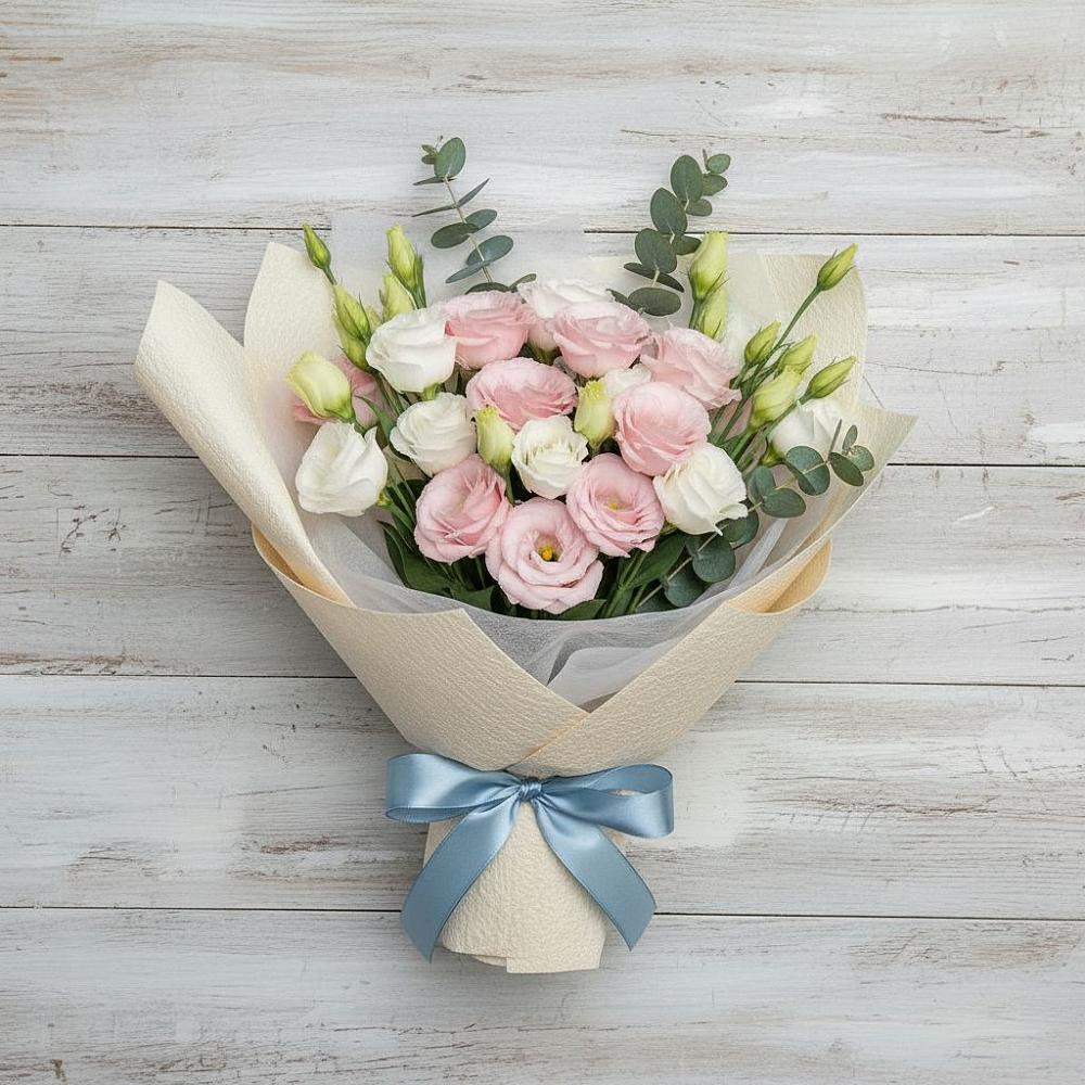 Букет цветов из: Лизиантусы в Восточный