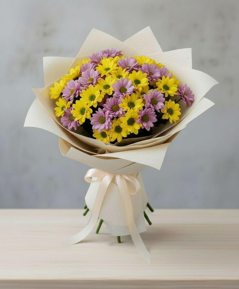 Букет цветов из: Хризантемы в Восточный