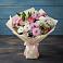 Букет цветов из: Хризантемы, Альстромерии и Розы в Восточный